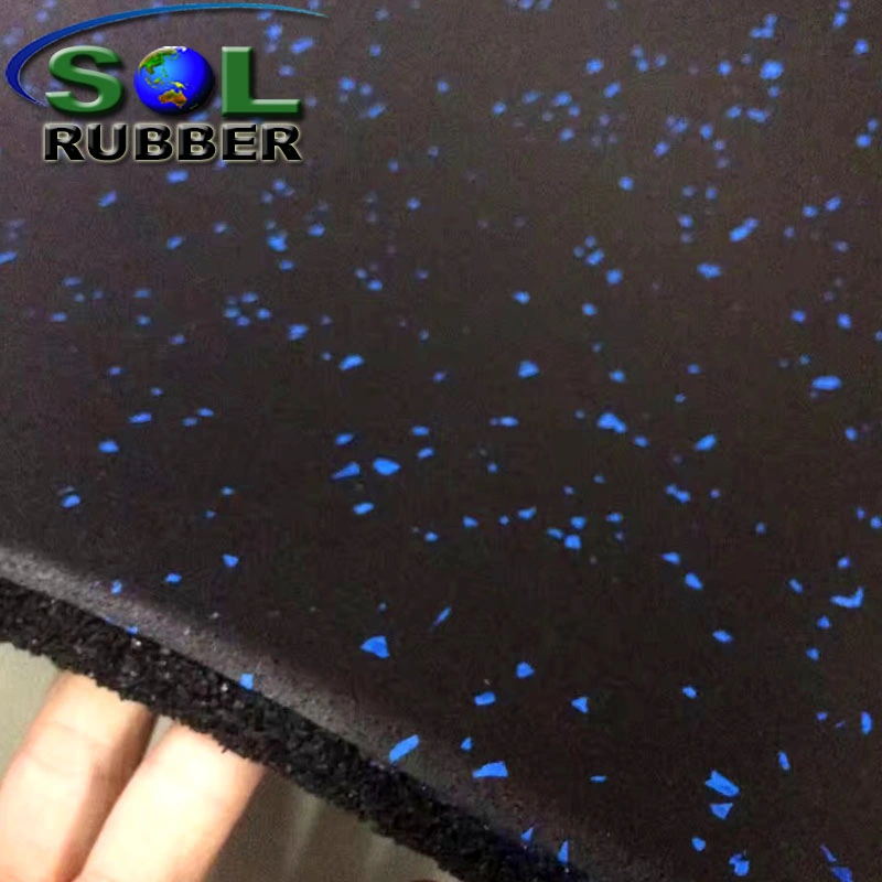 Sol Rubber Commercial Gym Fitness Rubber Tile Rubber Floor