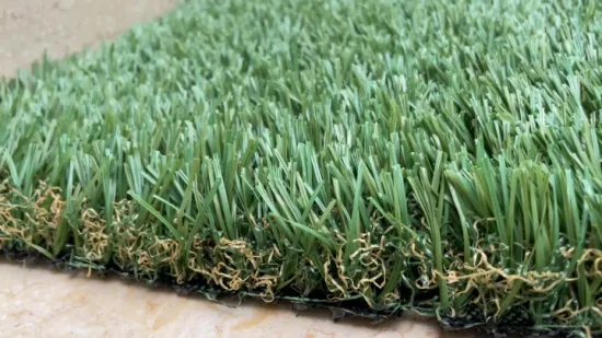 S Shape Fiber Artificial Grass Garden Home Decoration Landscape Artificial Turf 38mm Superior Strength and Toughness Synthetic Grass
