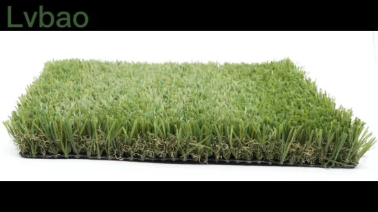 LVBAO Sports Non-Filled PE Synthetic Durable Grass Anti-Fire UV-Resistance Artificial Turf